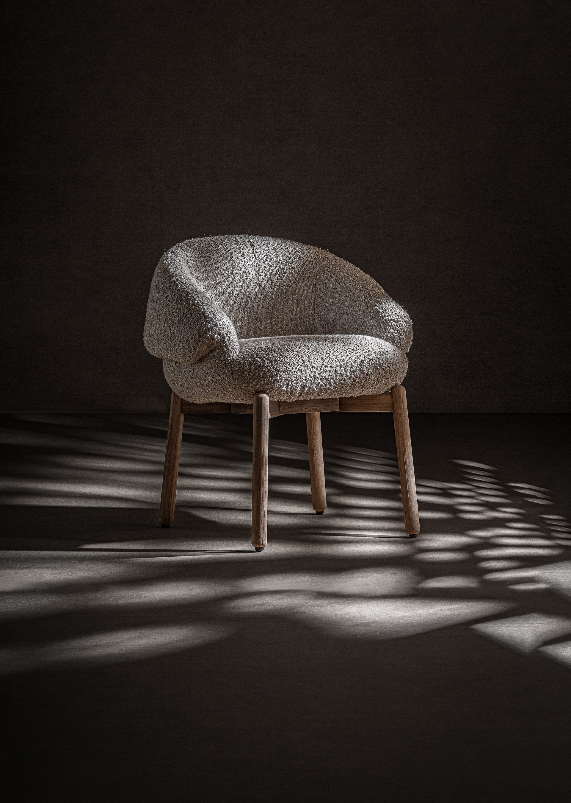 Chaise tissu jacquard pieds métal noir | VICAL Jacquard | REMO-HOME, mobilier design et décoration d'intérieur