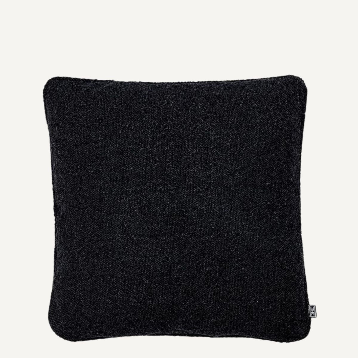 Coussin carré bouclé noir | Eichholtz Boucle S | REMO-HOME, mobilier et décoration d'intérieur