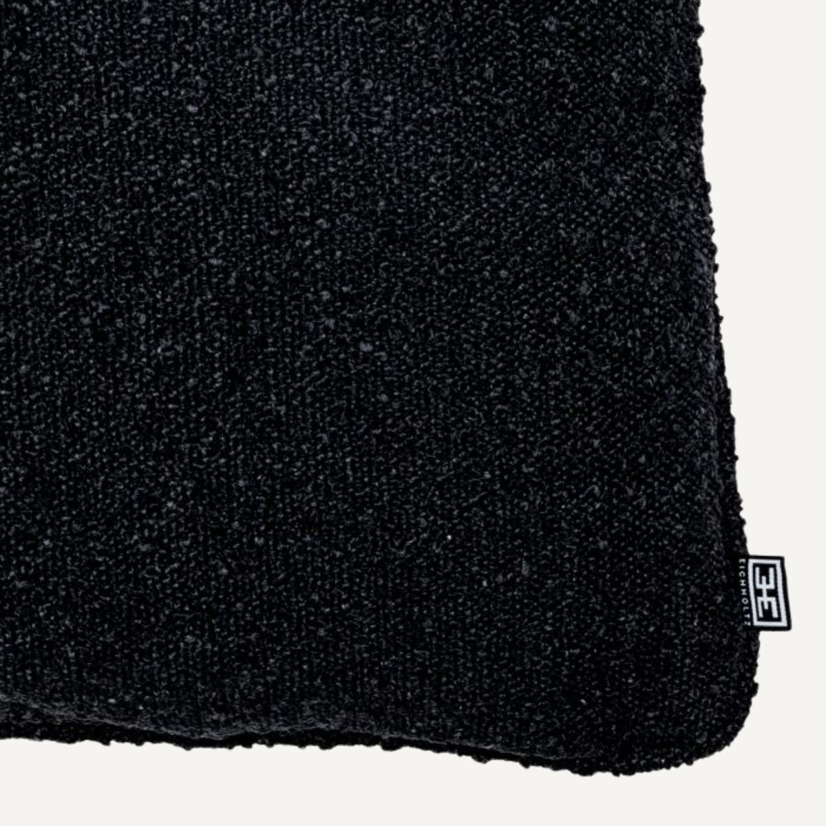 Coussin carré bouclé noir | Eichholtz Boucle S | REMO-HOME, mobilier et décoration d'intérieur