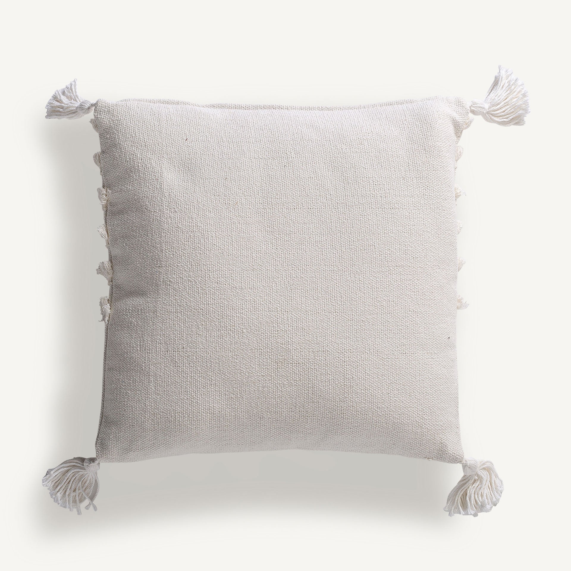 Coussin carré coton blanc | VICAL Zahara | REMO-HOME, mobilier design et décoration d'intérieur