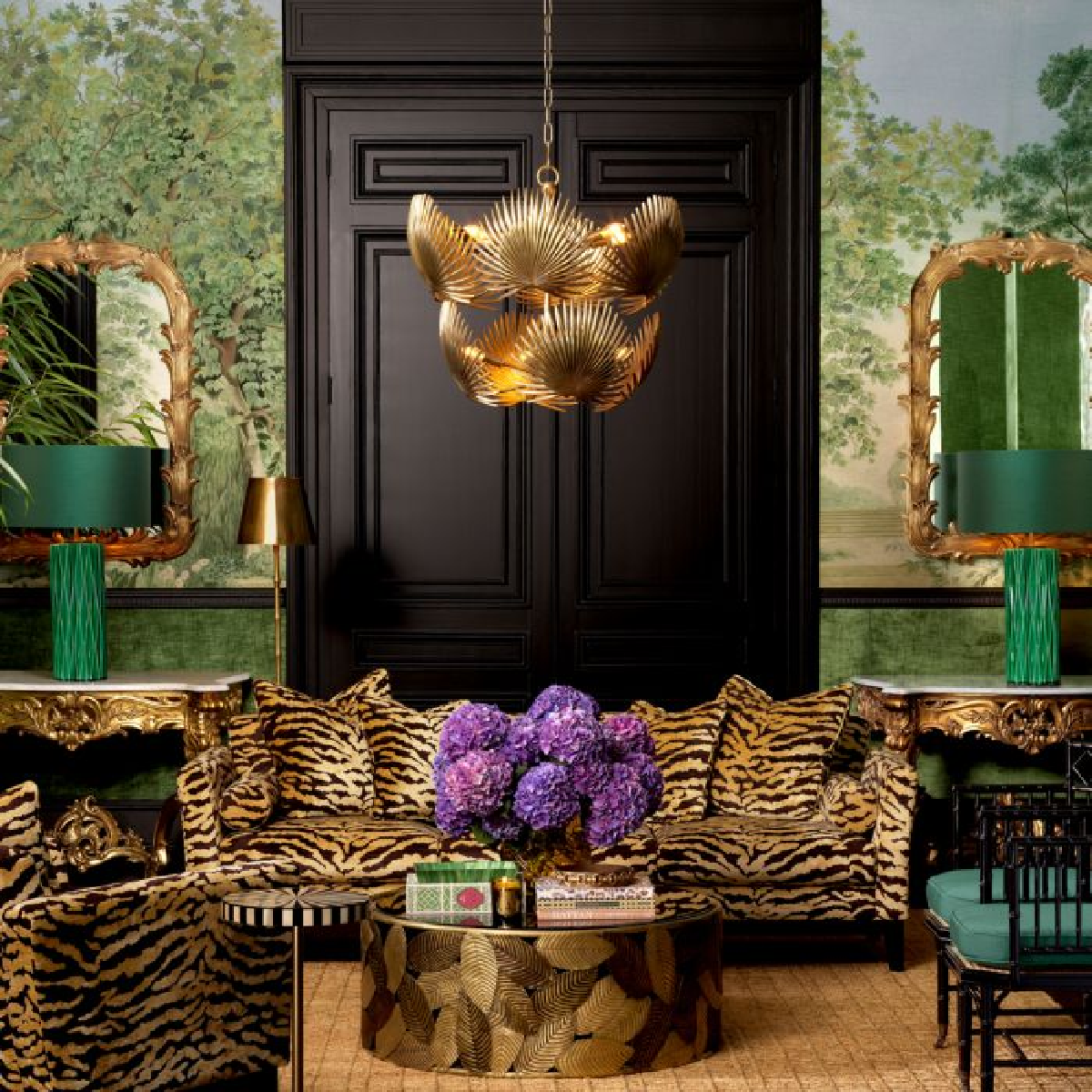 Coussin carré en tissu zébré | Eichholtz Tigris S | REMO-HOME, mobilier et décoration d'intérieur