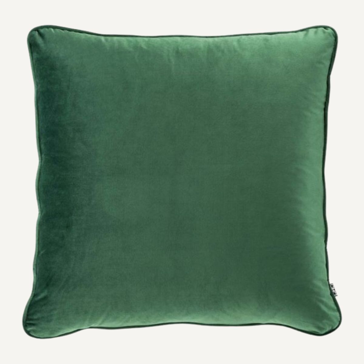 Coussin carré en velours vert | Eichholtz Roche | REMO-HOME, mobilier et décoration d'intérieur
