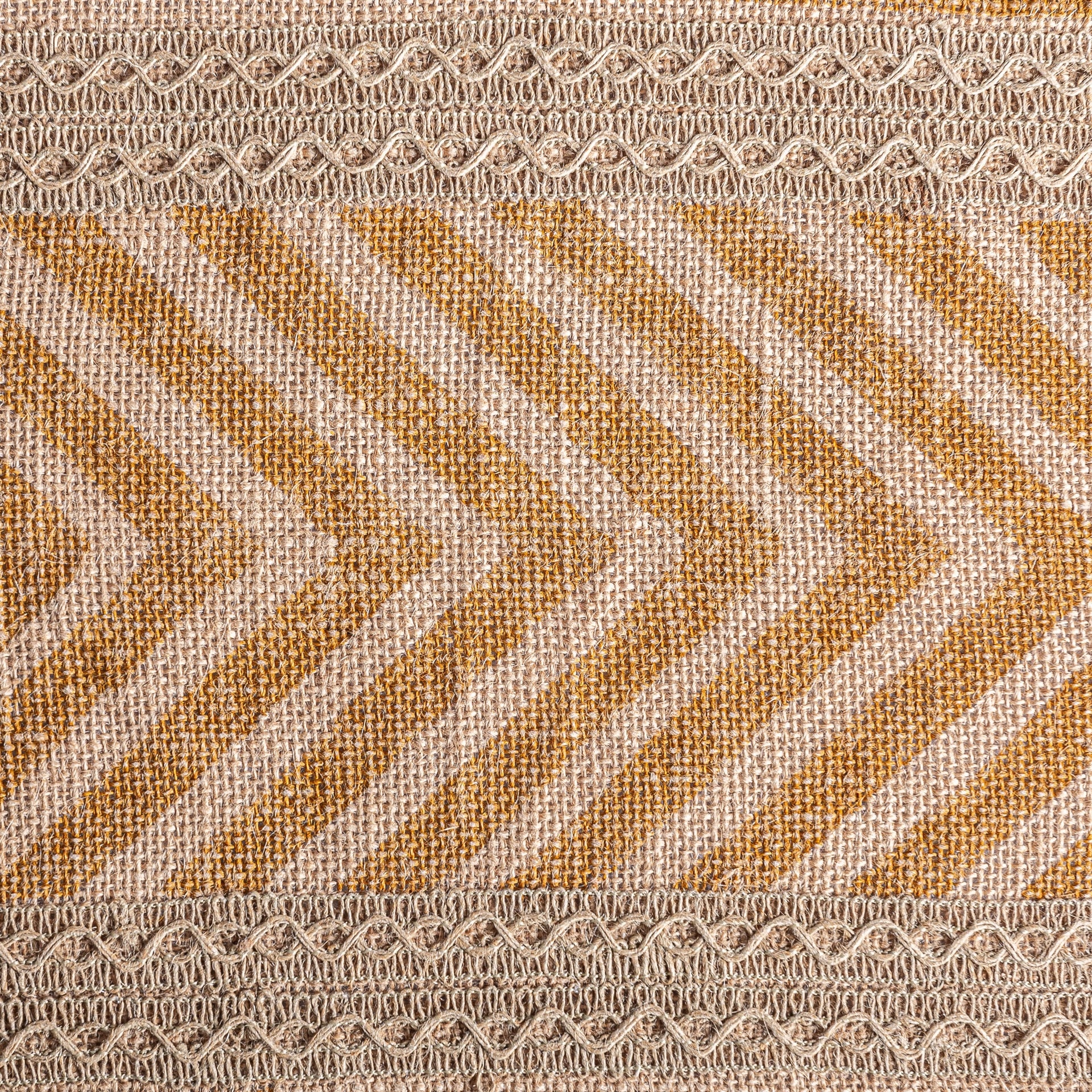 Coussin jute tressé tons dorés et beige | VICAL Osiris | REMO-HOME, mobilier design et décoration d'intérieur