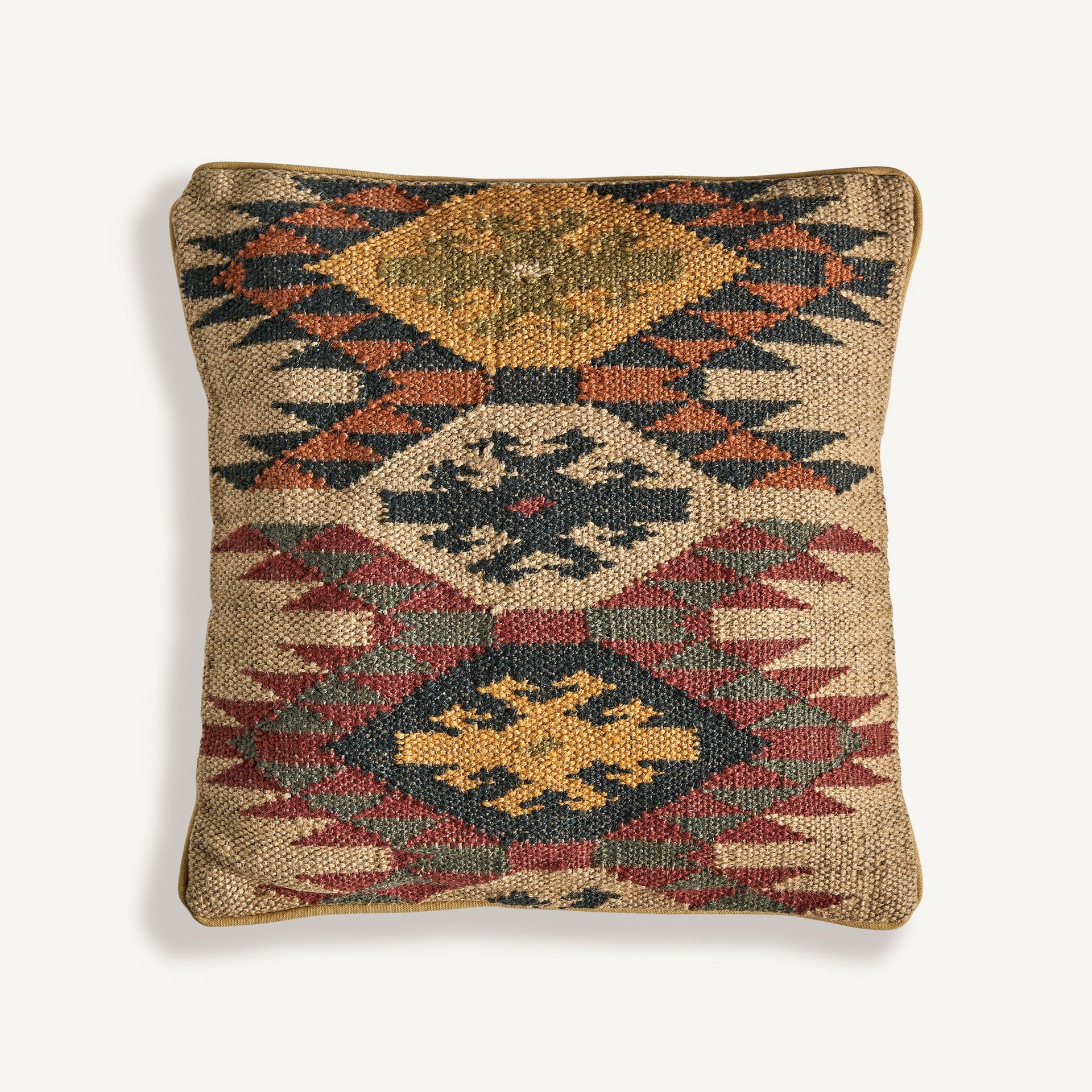 Coussin kilim jute polyester marron | VICAL Keith | REMO-HOME, mobilier design et décoration d'intérieur