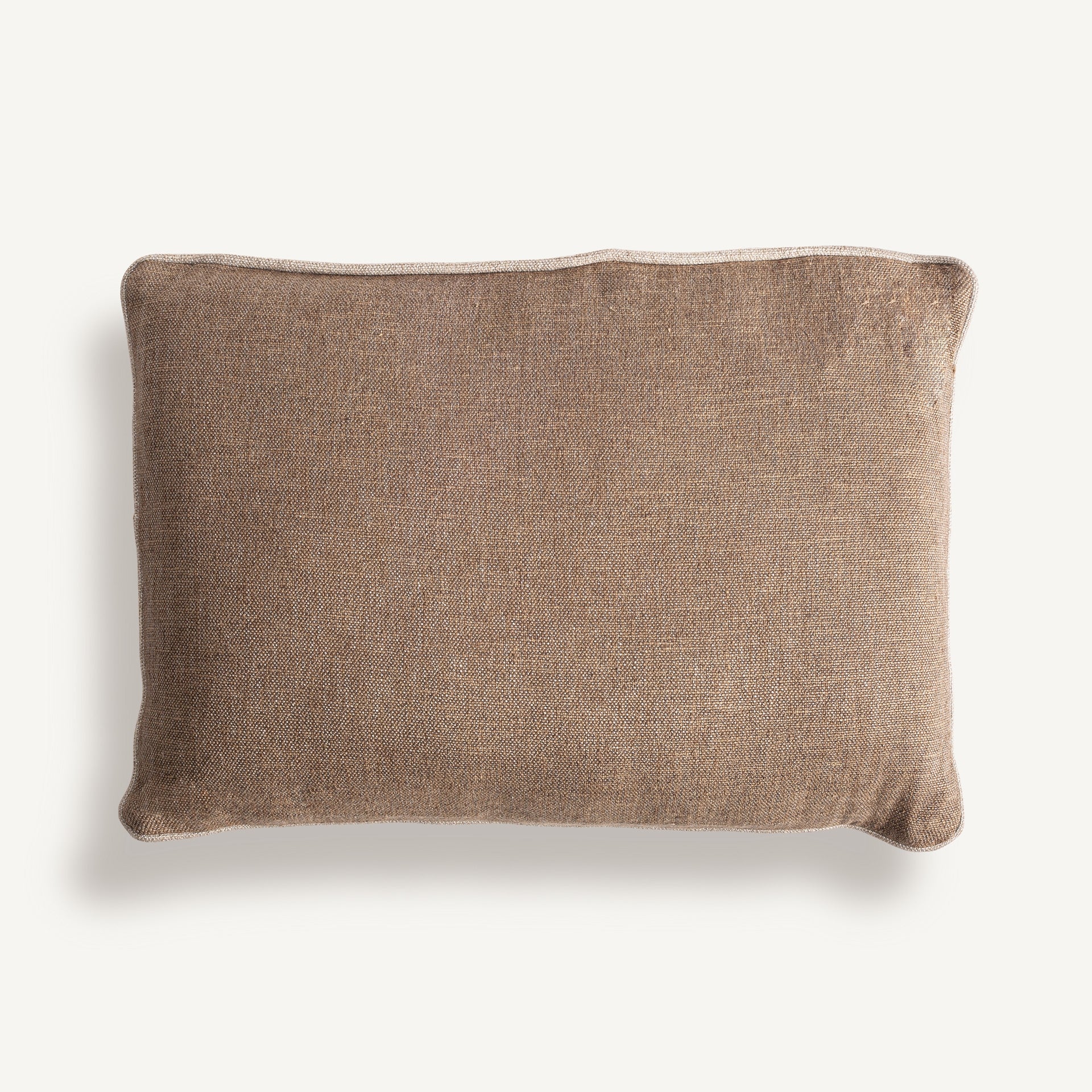 Coussin lin marron jute beige | VICAL Nahia | REMO-HOME, mobilier design et décoration d'intérieur