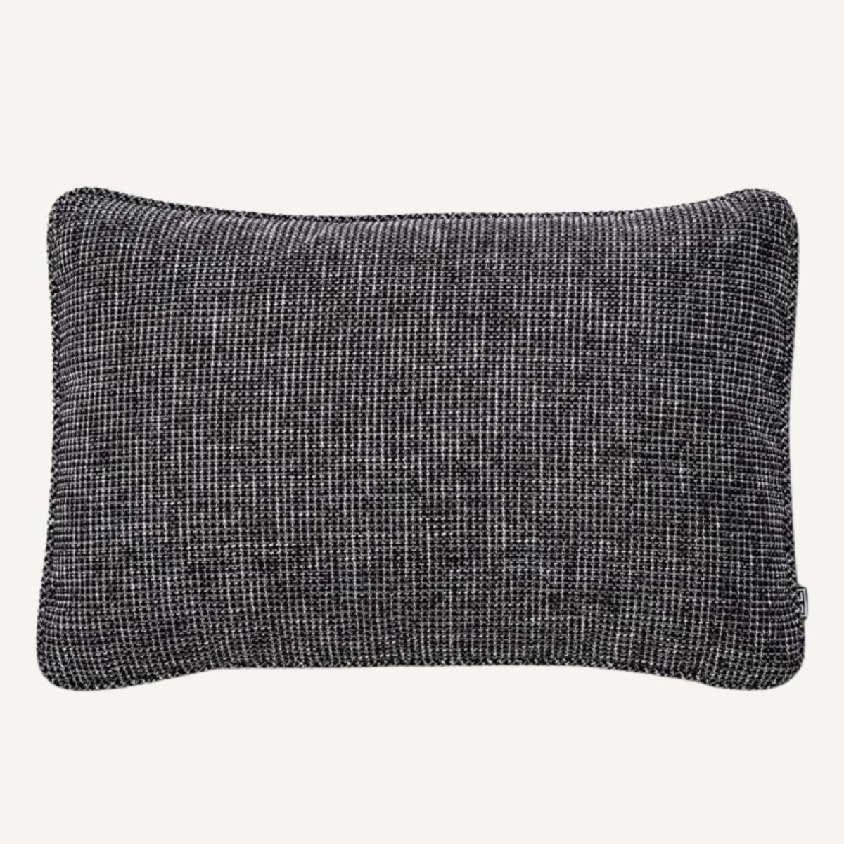 Coussin rectangulaire en tissu noir | Eichholtz Rocat | REMO-HOME, mobilier et décoration d'intérieur