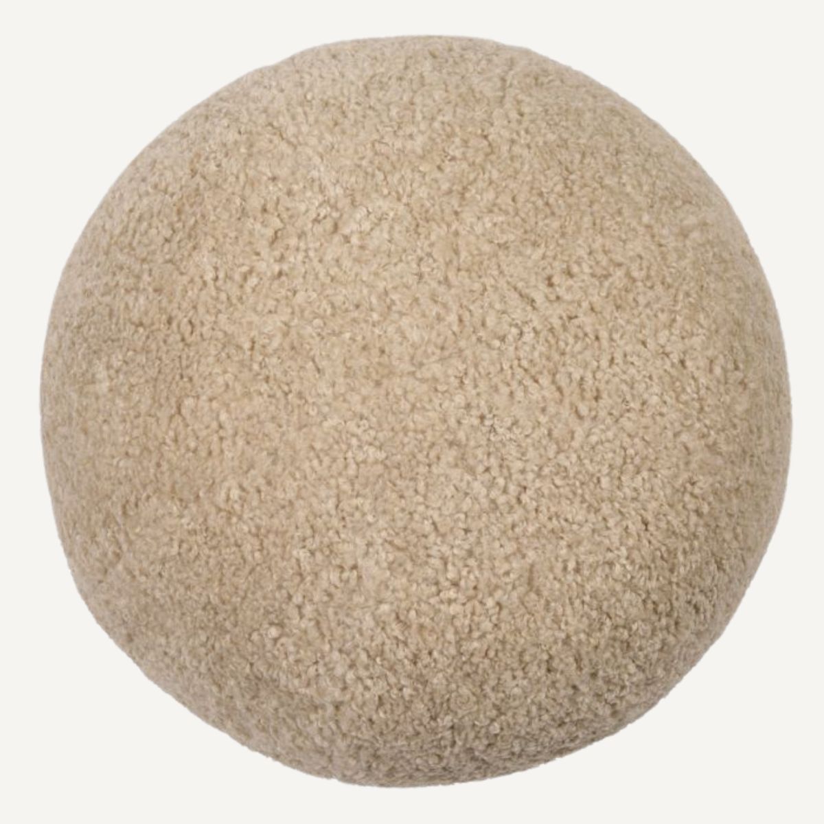 Coussin rond molletonné sable | Eichholtz Palla L | REMO-HOME, mobilier et décoration d'intérieur