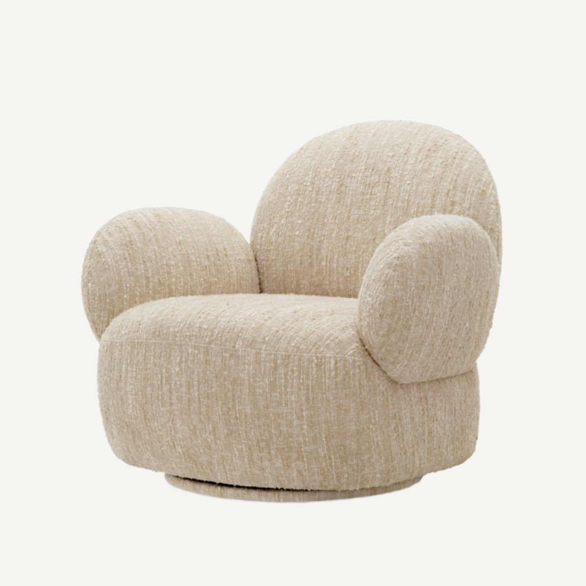 Fauteuil bouclé beige | Eichholtz Madrone | REMO-HOME, mobilier et décoration d'intérieur