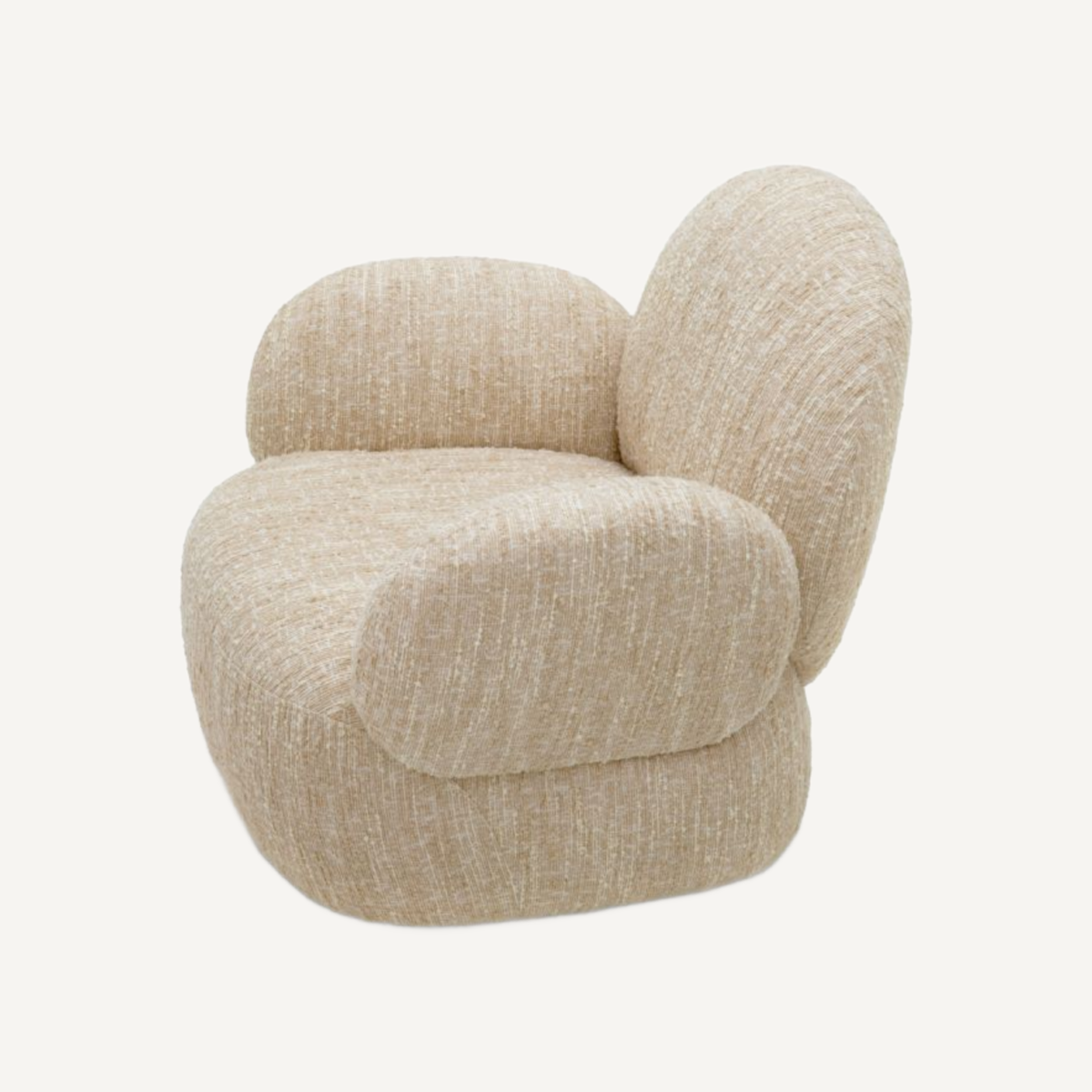 Fauteuil bouclé beige | Eichholtz Madrone | REMO-HOME, mobilier et décoration d'intérieur