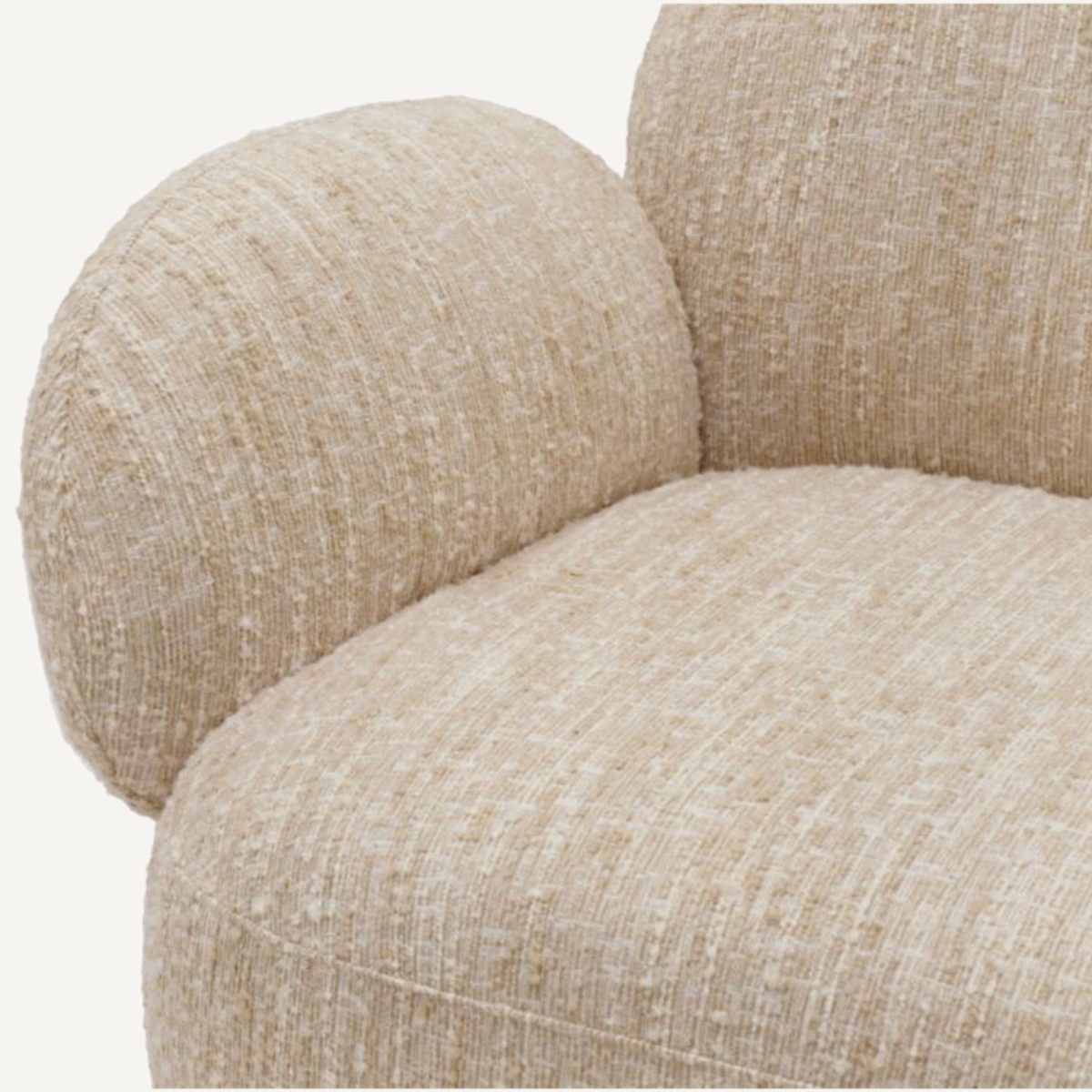 Fauteuil bouclé beige | Eichholtz Madrone | REMO-HOME, mobilier et décoration d'intérieur