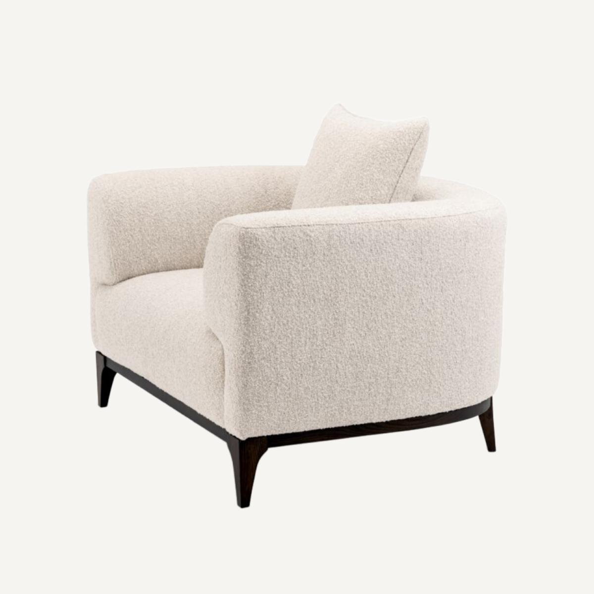 Fauteuil bouclé blanc | Eichholtz Brannan | REMO-HOME, mobilier et décoration d'intérieur