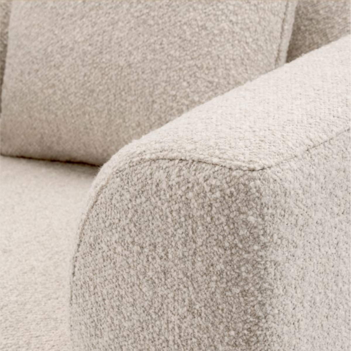 Fauteuil bouclé blanc | Eichholtz Brannan | REMO-HOME, mobilier et décoration d'intérieur