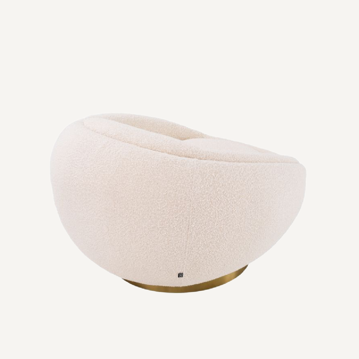 Fauteuil bouclé crème | Eichholtz Bollinger | REMO-HOME, mobilier et décoration d'intérieur