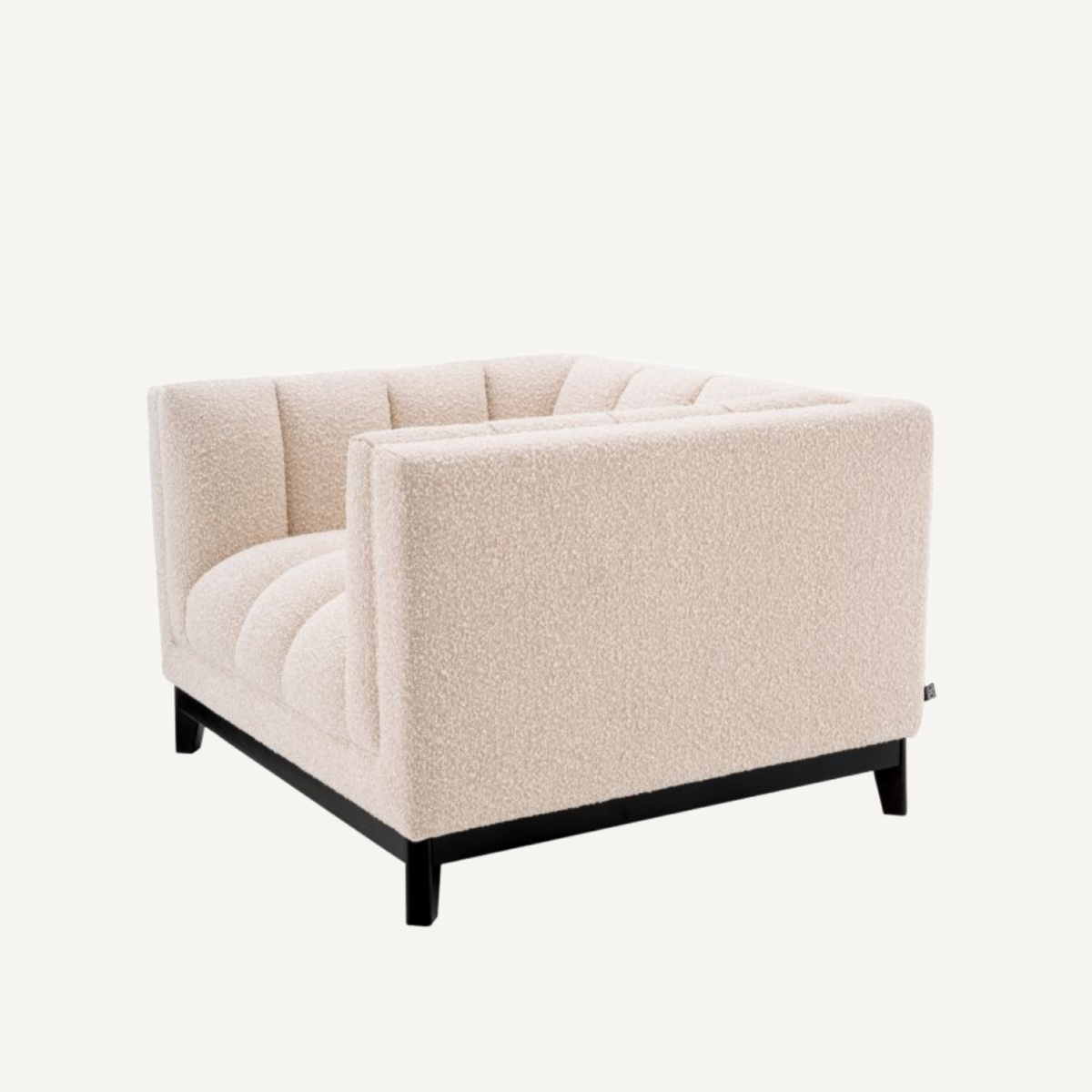 Fauteuil bouclé crème | Eichholtz Ditmar | REMO-HOME, mobilier et décoration d'intérieur