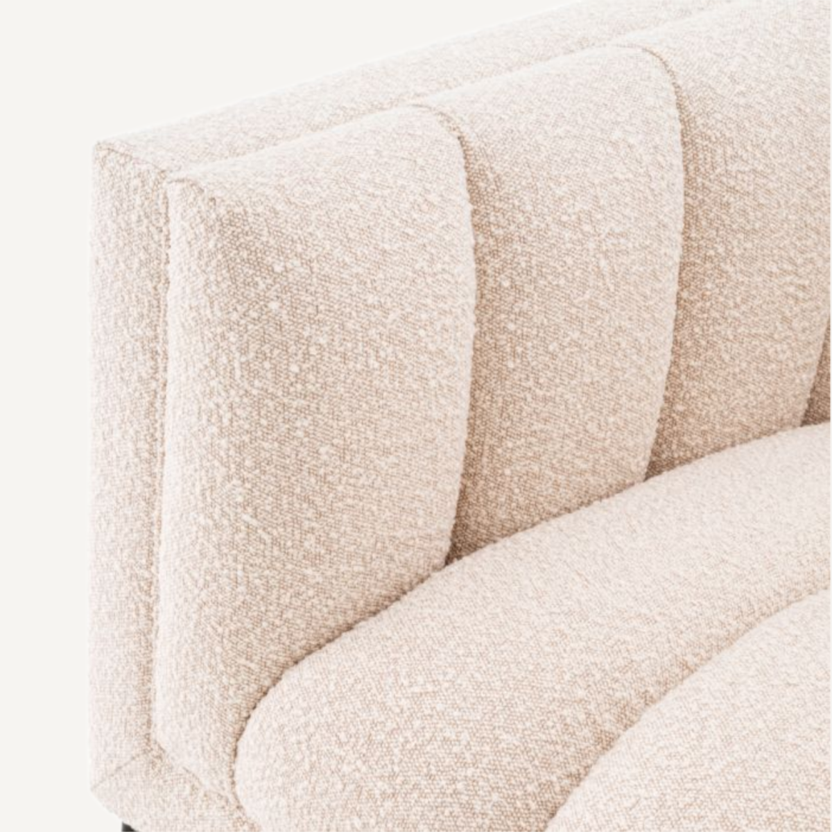 Fauteuil bouclé crème | Eichholtz Ditmar | REMO-HOME, mobilier et décoration d'intérieur