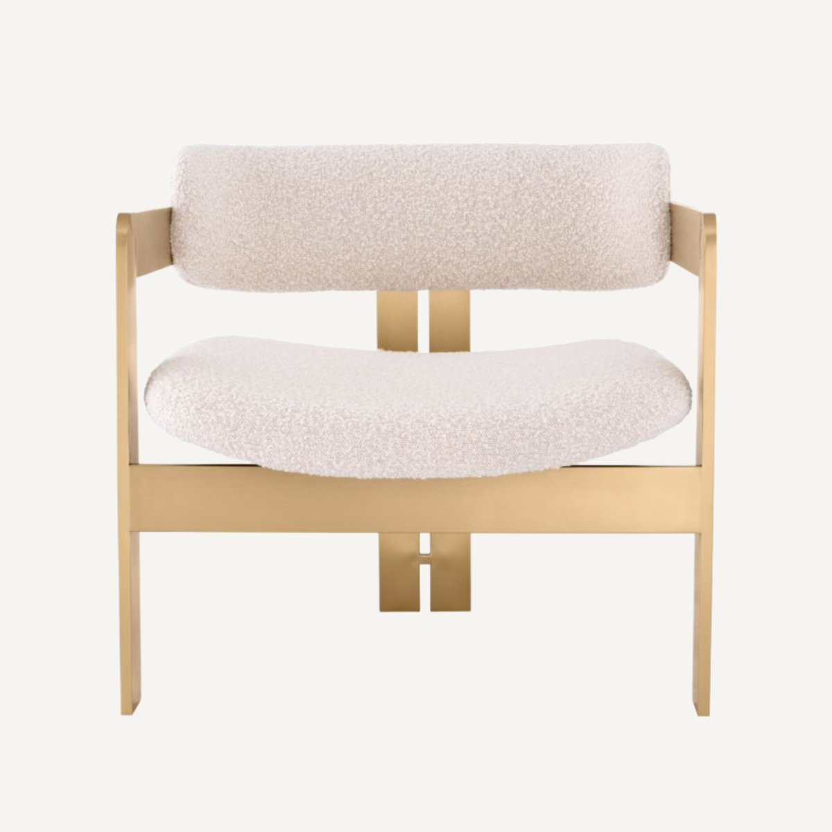 Fauteuil bouclé crème | Eichholtz Donato | REMO-HOME, mobilier et décoration d'intérieur