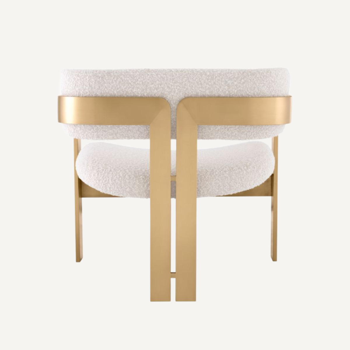 Fauteuil bouclé crème | Eichholtz Donato | REMO-HOME, mobilier et décoration d'intérieur