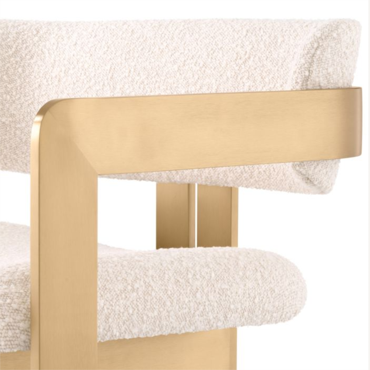 Fauteuil bouclé crème | Eichholtz Donato | REMO-HOME, mobilier et décoration d'intérieur