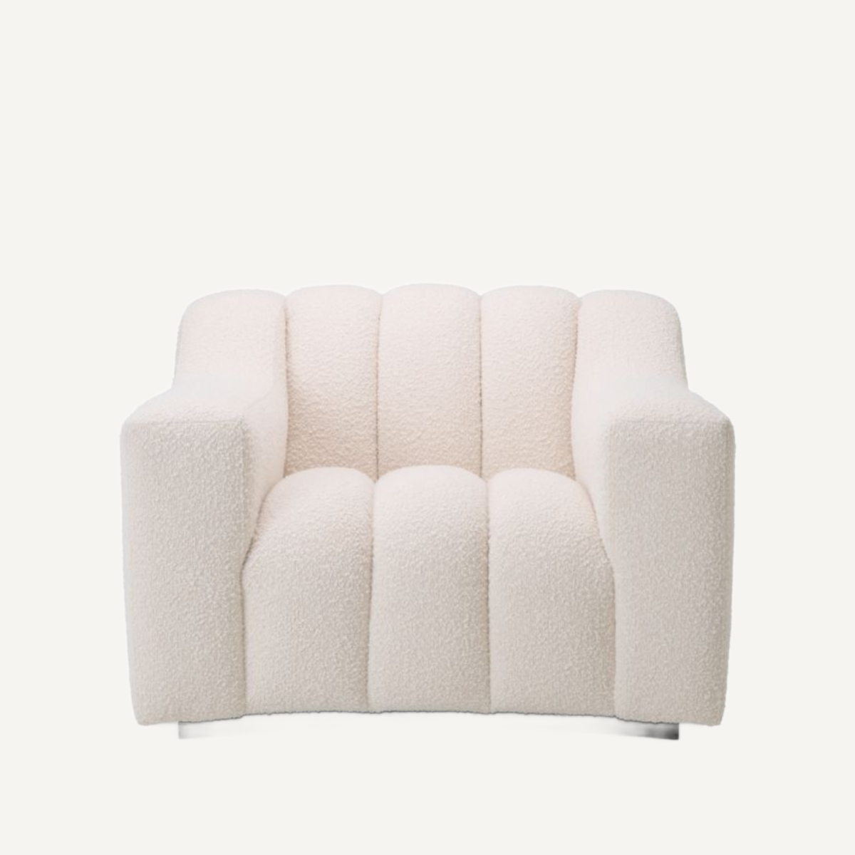 Fauteuil bouclé crème | Eichholtz Kelly | REMO-HOME, mobilier et décoration d'intérieur