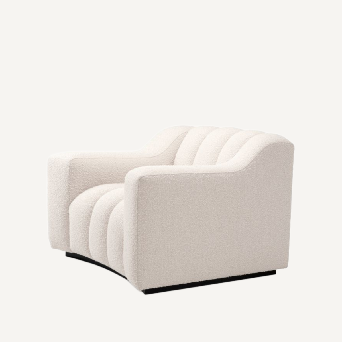 Fauteuil bouclé crème | Eichholtz Kelly | REMO-HOME, mobilier et décoration d'intérieur