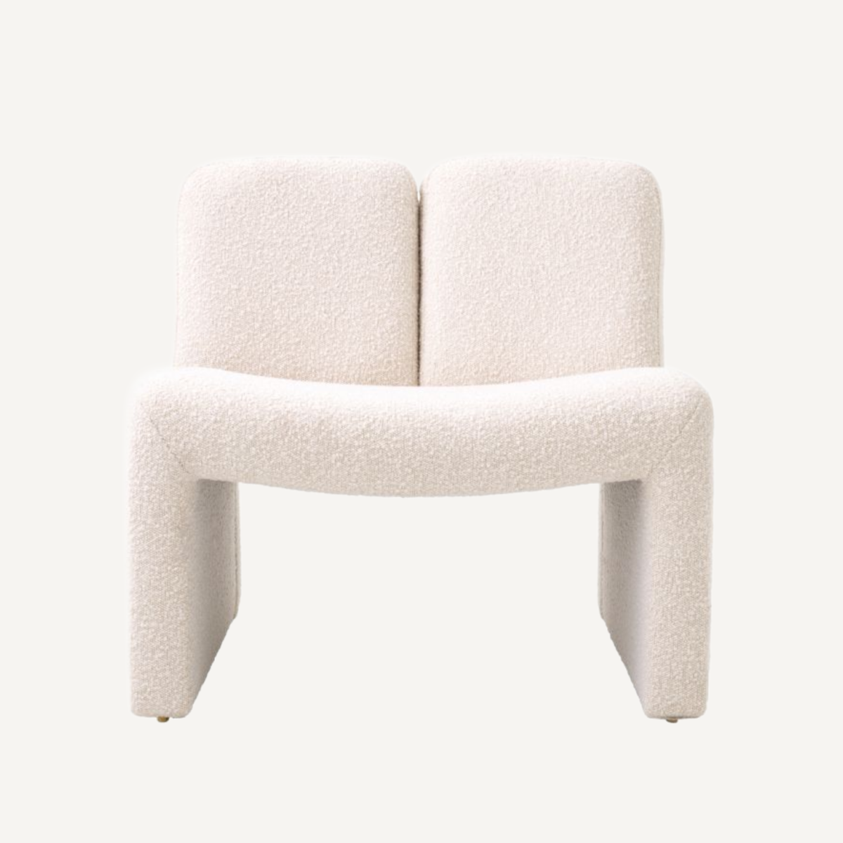 Fauteuil bouclé crème | Eichholtz Macintosh | REMO-HOME, mobilier et décoration d'intérieur