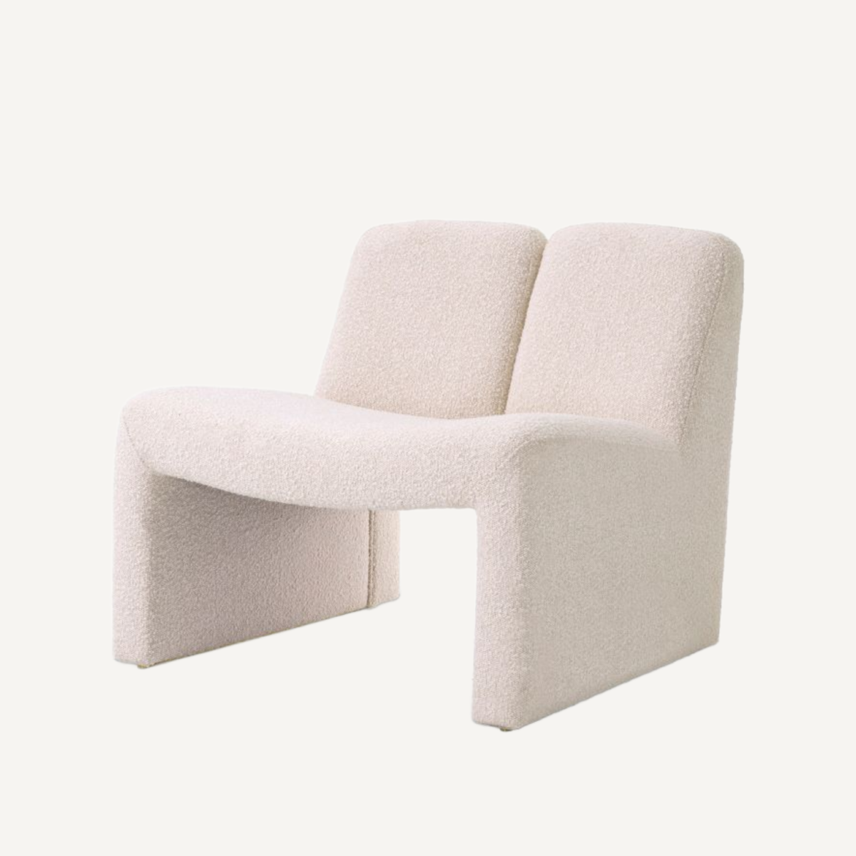 Fauteuil bouclé crème | Eichholtz Macintosh | REMO-HOME, mobilier et décoration d'intérieur