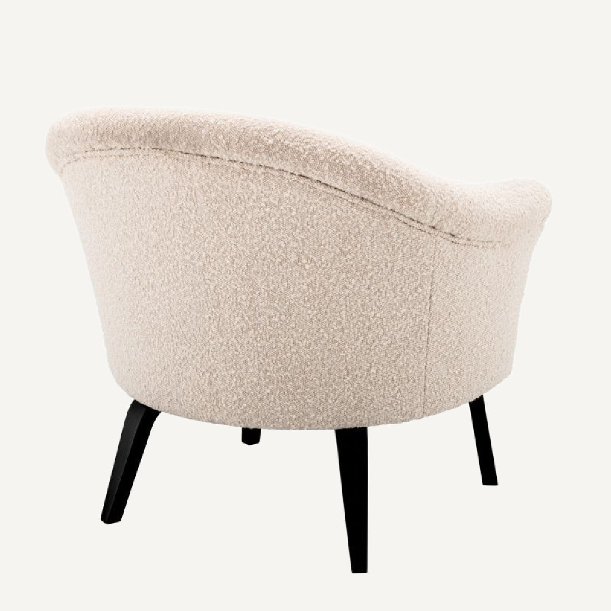 Fauteuil bouclé crème | Eichholtz Moretti | REMO-HOME, mobilier et décoration d'intérieur