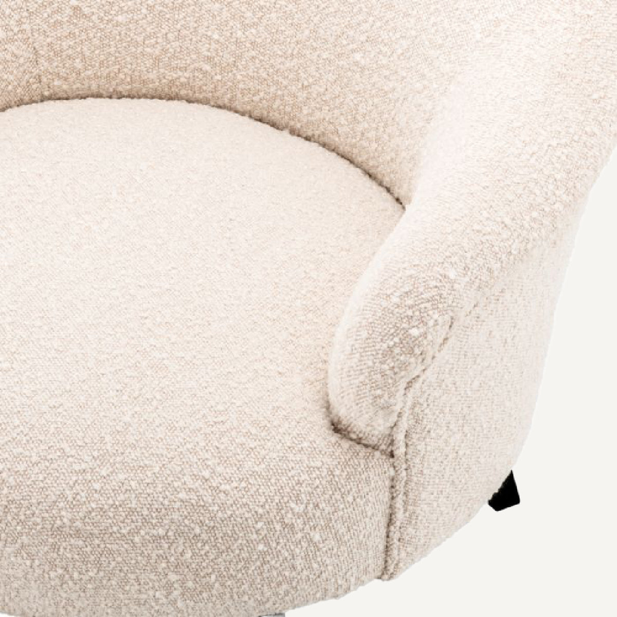 Fauteuil bouclé crème | Eichholtz Moretti | REMO-HOME, mobilier et décoration d'intérieur