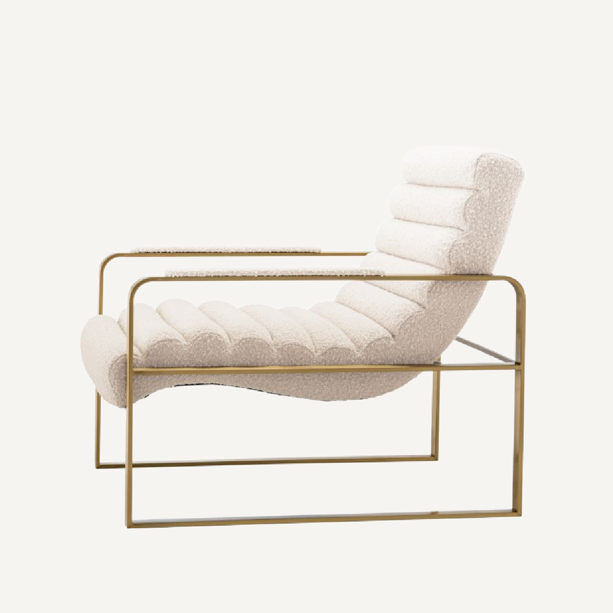 Fauteuil bouclé crème | Eichholtz Olsen | REMO-HOME, mobilier et décoration d'intérieur