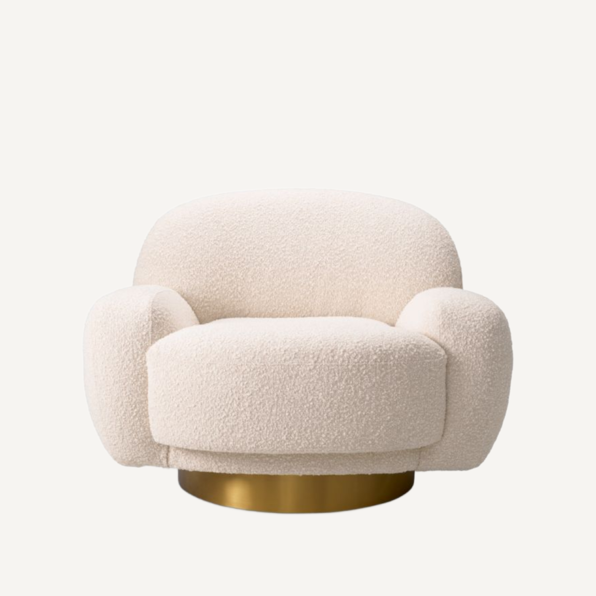 Fauteuil bouclé crème | Eichholtz Udine | REMO-HOME, mobilier et décoration d'intérieur