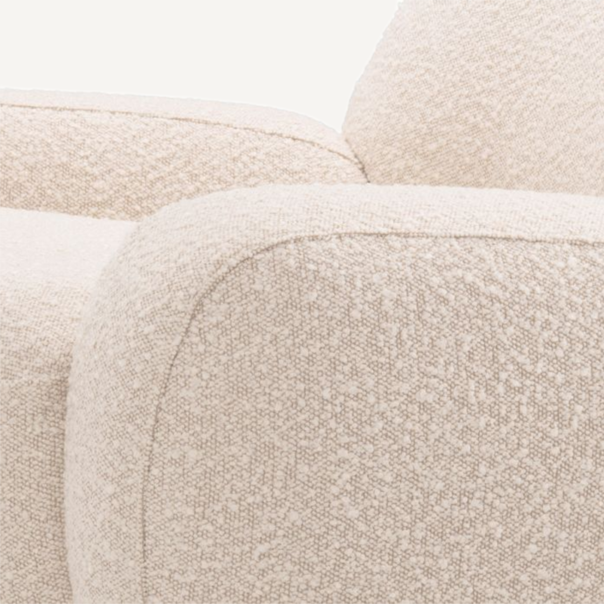 Fauteuil bouclé crème | Eichholtz Udine | REMO-HOME, mobilier et décoration d'intérieur