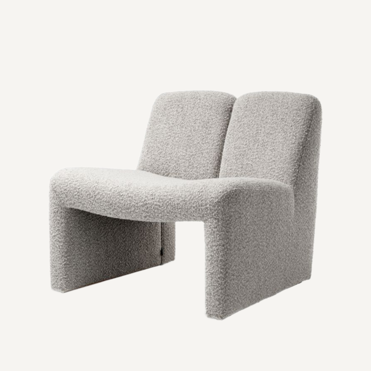 Fauteuil bouclé gris | Eichholtz Macintosh | REMO-HOME, mobilier et décoration d'intérieur