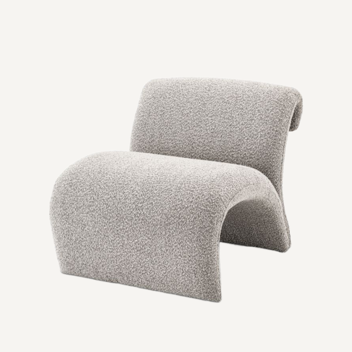 Fauteuil bouclé gris | Eichholtz Vignola | REMO-HOME, mobilier et décoration d'intérieur