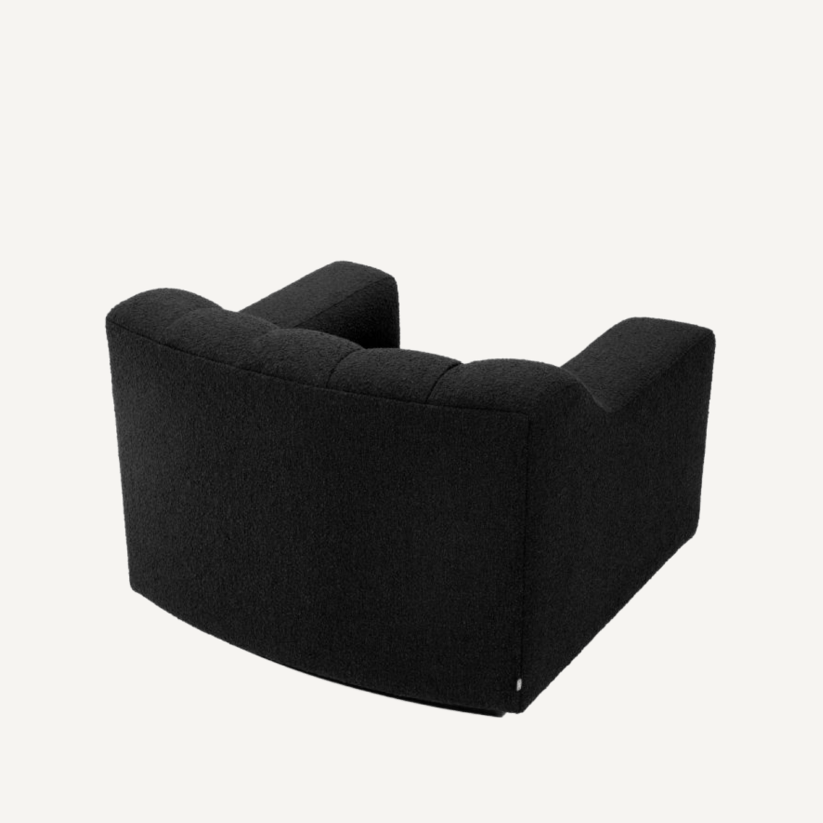 Fauteuil bouclé noir | Eichholtz Kelly | REMO-HOME, mobilier et décoration d'intérieur