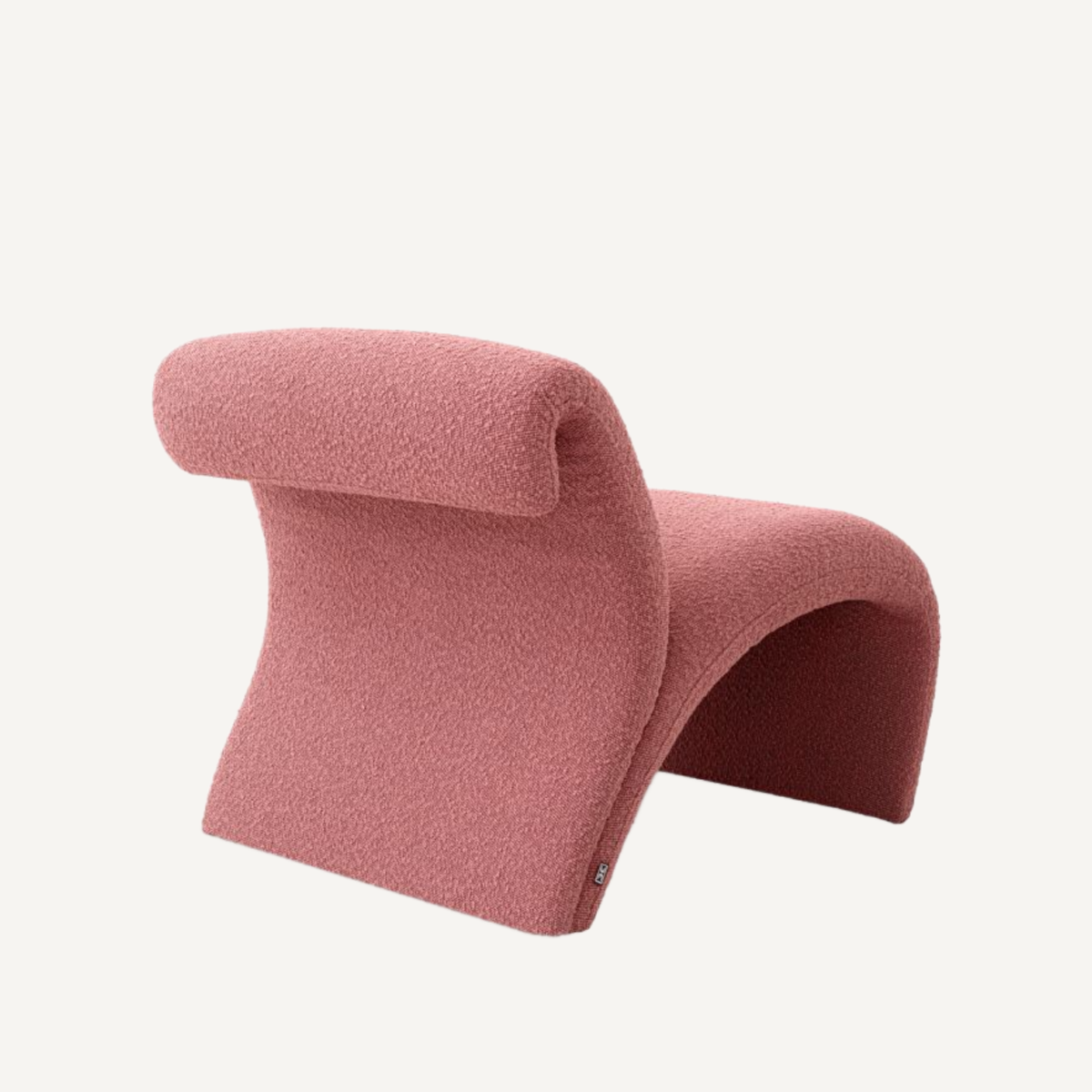 Fauteuil bouclé rose | Eichholtz Vignola | REMO-HOME, mobilier et décoration d'intérieur