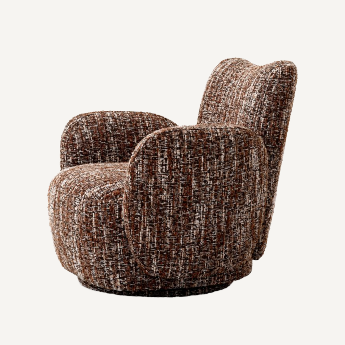 Fauteuil bouclé rouge | Eichholtz Merida | REMO-HOME, mobilier et décoration d'intérieur