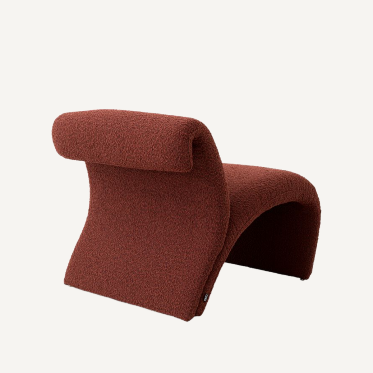 Fauteuil bouclé rouge | Eichholtz Vignola | REMO-HOME, mobilier et décoration d'intérieur