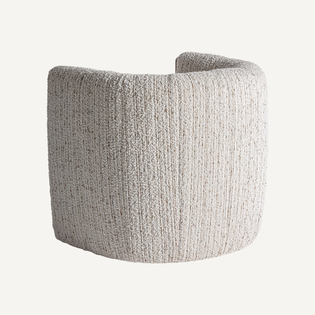 Fauteuil bouclé blanc | Vical Erbach | REMO, mobilier et décoration d'intérieur