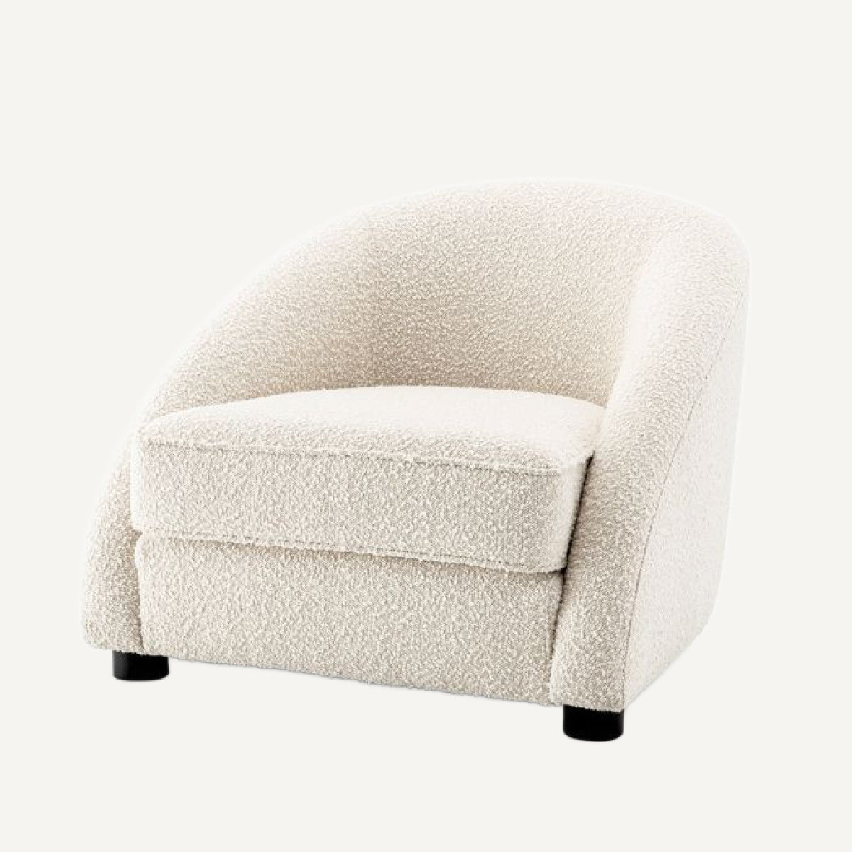 Fauteuil bouclé crème | Eichholtz Cruz | REMO-HOME, mobilier et décoration d'intérieur
