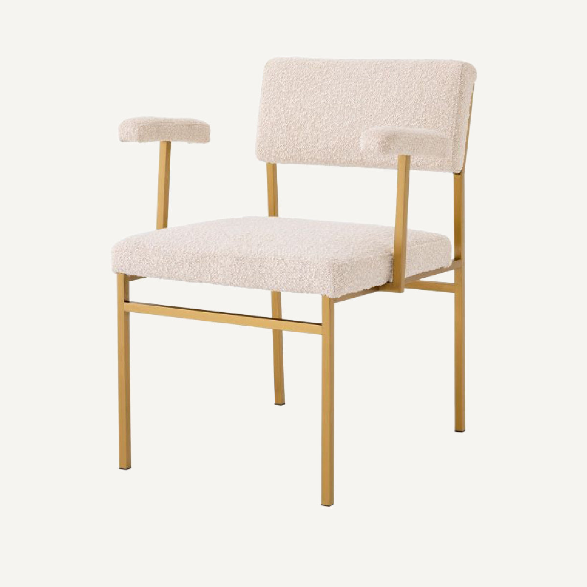 Fauteuil bouclé crème | Eichholtz Dunmore | REMO-HOME, mobilier et décoration d'intérieur