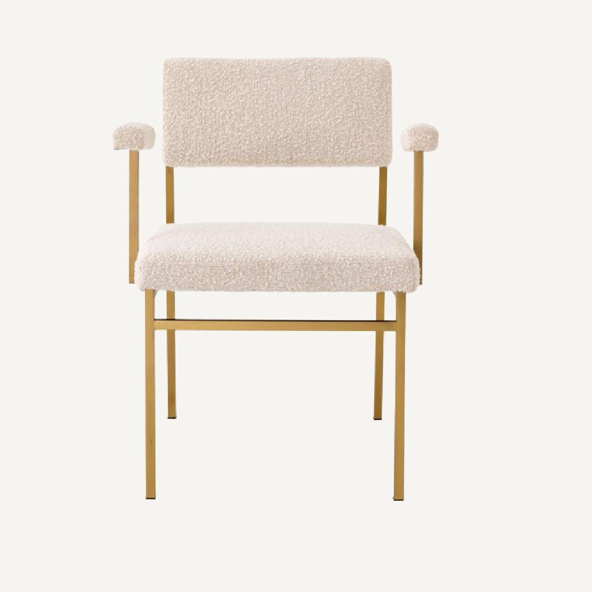 Fauteuil bouclé crème | Eichholtz Dunmore | REMO-HOME, mobilier et décoration d'intérieur