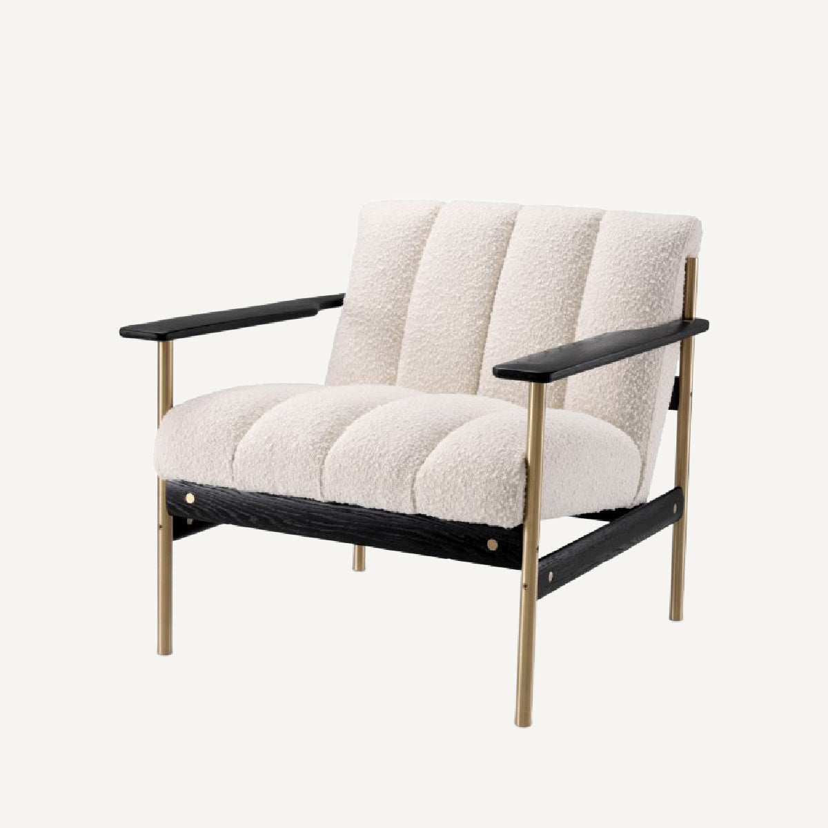 Fauteuil bouclé crème | Eichholtz Elan | REMO-HOME, mobilier et décoration d'intérieur