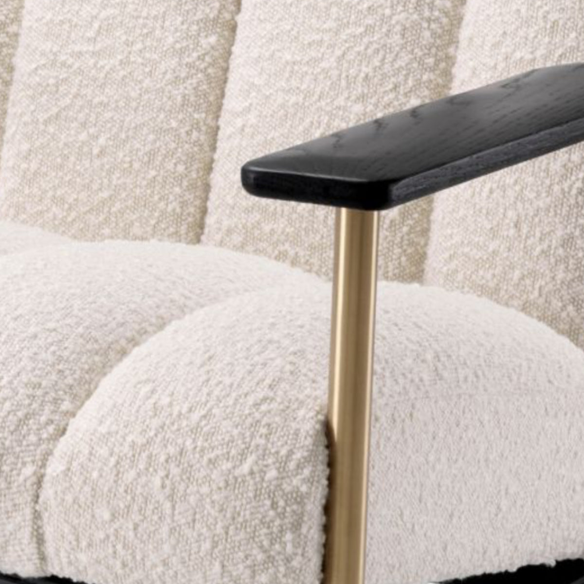 Fauteuil bouclé crème | Eichholtz Elan | REMO-HOME, mobilier et décoration d'intérieur