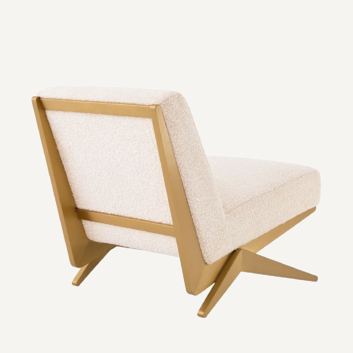 Fauteuil bouclé crème | Eichholtz Fico | REMO-HOME, mobilier et décoration d'intérieur