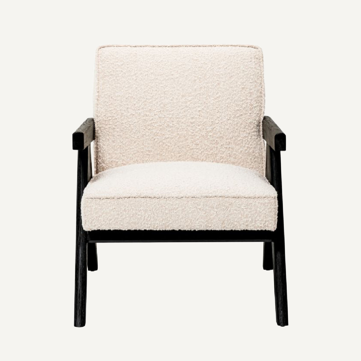 Fauteuil bouclé crème | Eichholtz Greta | REMO-HOME, mobilier et décoration d'intérieur