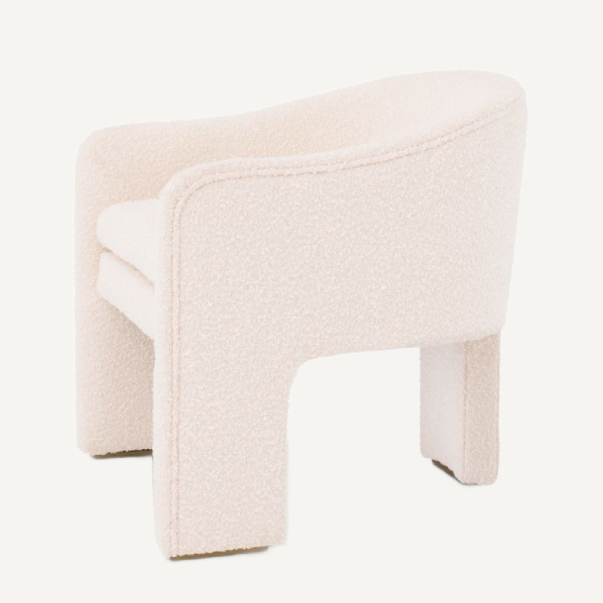 Fauteuil bouclé crème | Eichholtz Pebbles | REMO-HOME, mobilier et décoration d'intérieur