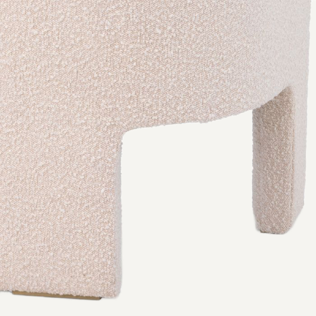 Fauteuil bouclé crème | Eichholtz Pebbles | REMO-HOME, mobilier et décoration d'intérieur