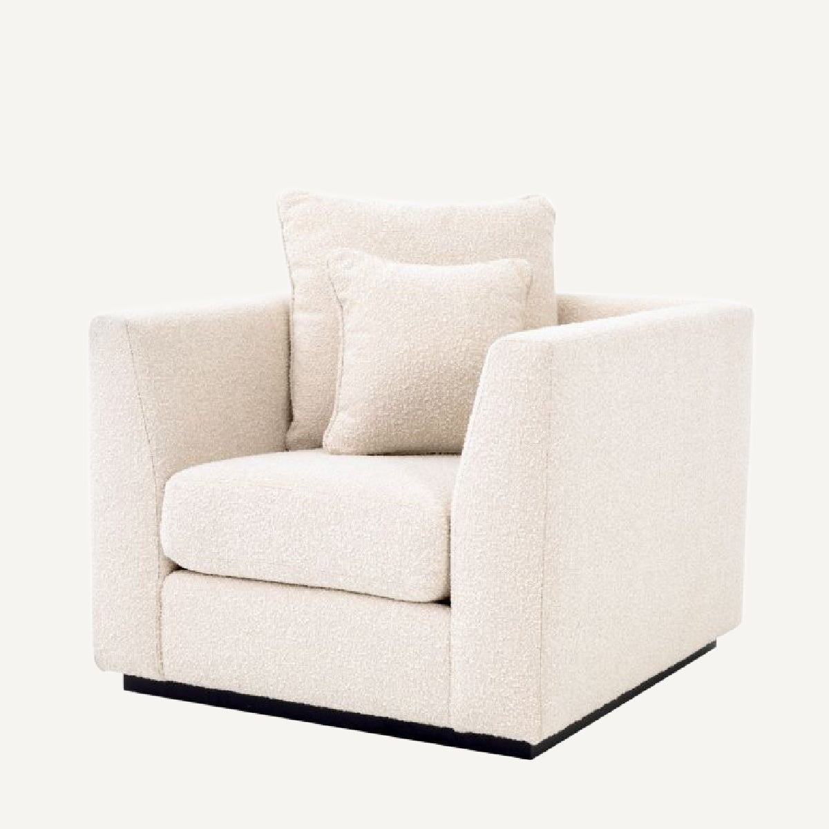 Fauteuil bouclé crème | Eichholtz Taylor |  REMO-HOME, mobilier et décoration d'intérieur
