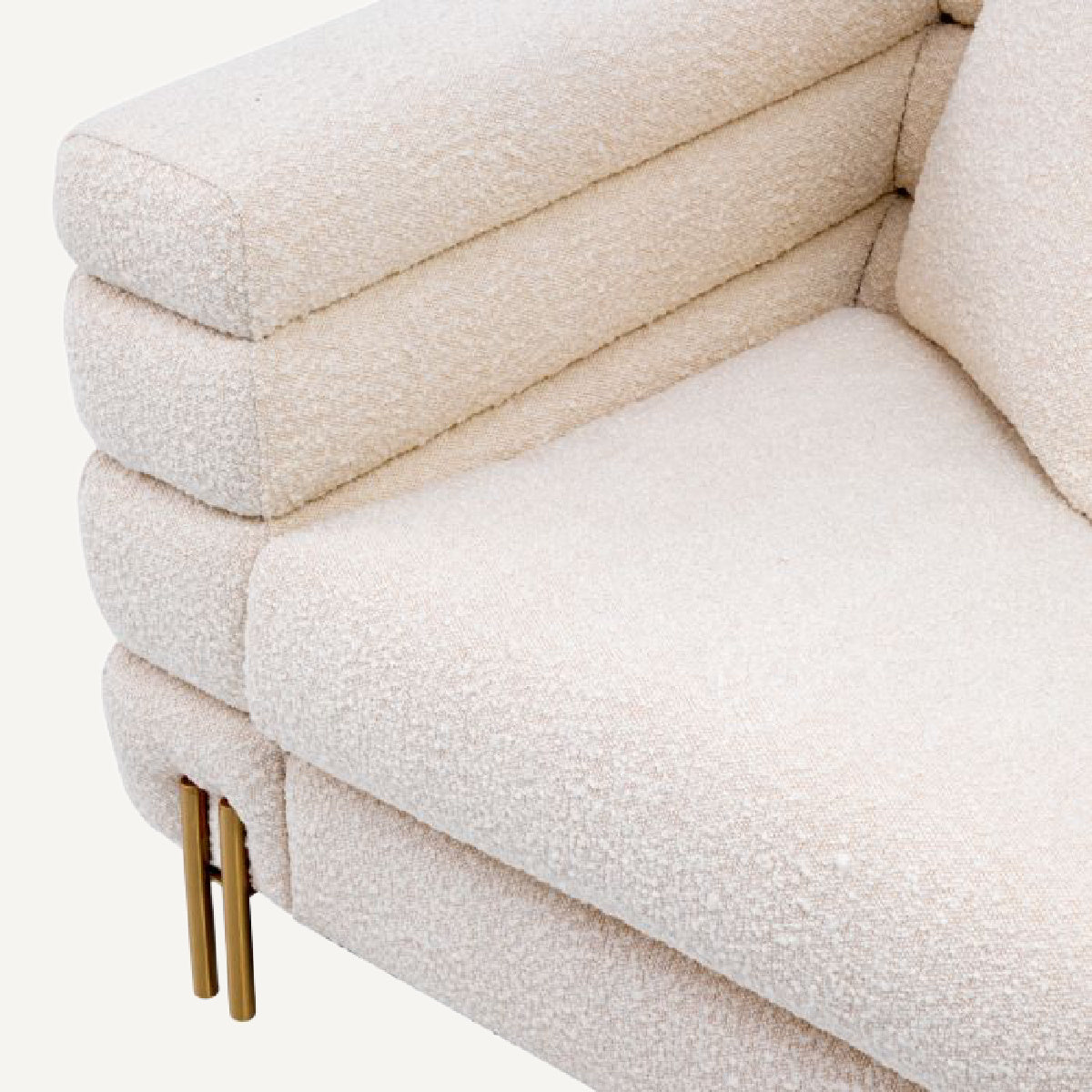 Fauteuil bouclé crème | Eichholtz York |  REMO-HOME, mobilier et décoration d'intérieur