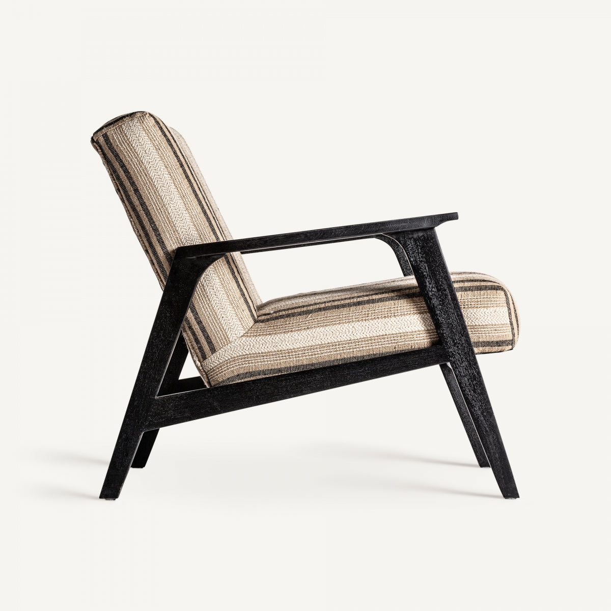 Fauteuil d'appoint en manguier noir | VICAL Nuk | REMO-HOME, mobilier design et décoration d'intérieur